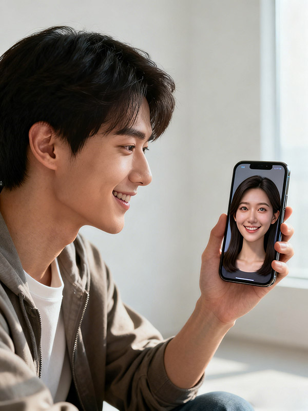 Digital memorial and AI ghost of loved one